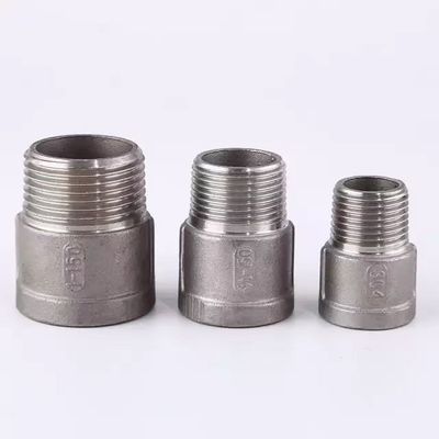 Acero inoxidable 201/304 Conector de tubo de rosca masculino y femenino con diseño recto