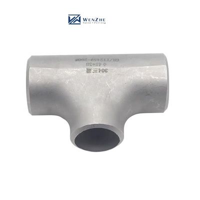 304 316 316L de acero inoxidable Tee recta forjado Sch40 tubo de ajuste de codo para general