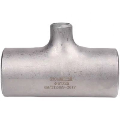 304 316 316L de acero inoxidable Tee recta forjado Sch40 tubo de ajuste de codo para general