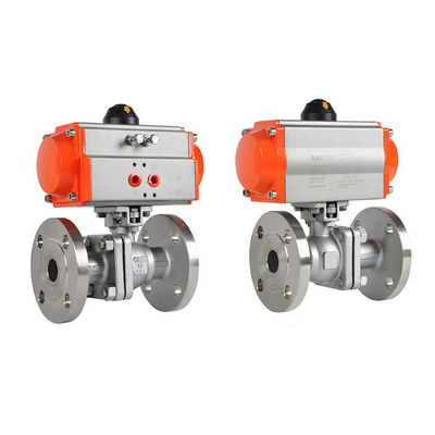 Medios de agua Sanitaria de acero inoxidable 304 Tri Clamp Actuador neumático válvula mariposa