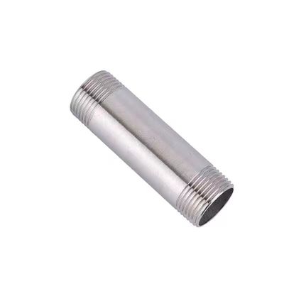 DN6*50-300 mm de acero inoxidable 201 304 roscado con pezón de cañón largo para accesorios de tuberías BSP