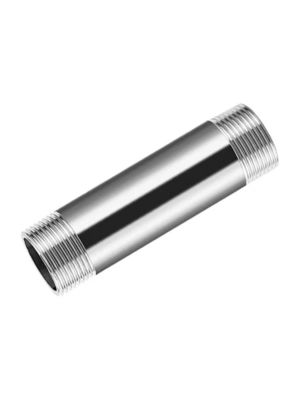 DN6*50-300 mm de acero inoxidable 201 304 roscado con pezón de cañón largo para accesorios de tuberías BSP