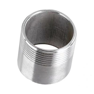 Acero inoxidable NPT DIN BSP pezones de rosca masculina de 1/8"-4" para accesorios de tuberías iguales