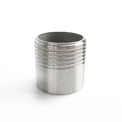 Acero inoxidable NPT DIN BSP pezones de rosca masculina de 1/8"-4" para accesorios de tuberías iguales