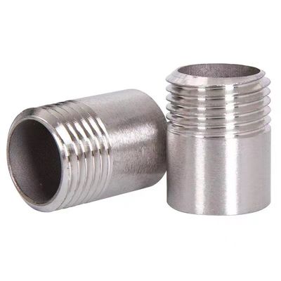 Acero inoxidable NPT DIN BSP pezones de rosca masculina de 1/8"-4" para accesorios de tuberías iguales