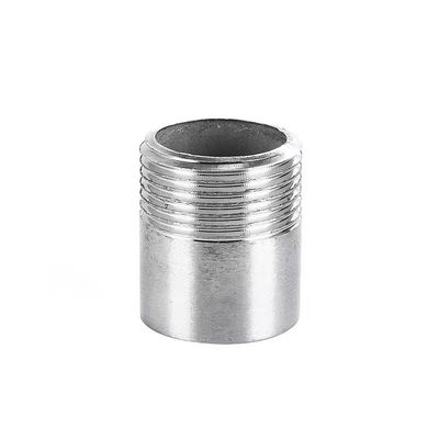 Acero inoxidable NPT DIN BSP pezones de rosca masculina de 1/8"-4" para accesorios de tuberías iguales