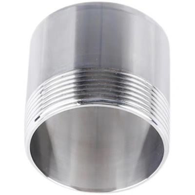 Acero inoxidable NPT DIN BSP pezones de rosca masculina de 1/8"-4" para accesorios de tuberías iguales