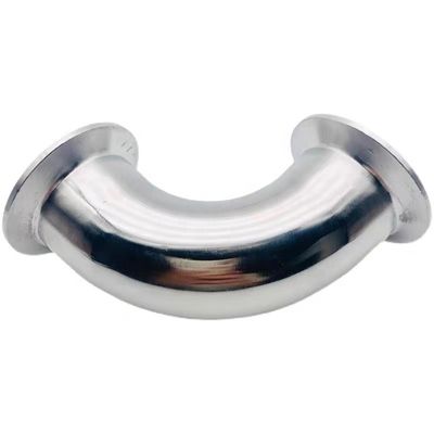 WZ Acero inoxidable sanitario 304 316 90 grados Codo de tubería con código de cabeza cilíndrica