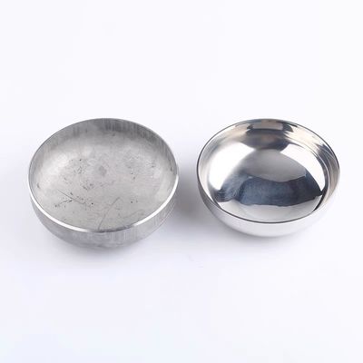 Código del cabezal del depósito de agua de acero inoxidable cilíndrico 304 316LASME cabezas de plato elípticas
