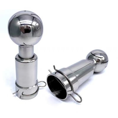 304 y 316l bola de pulverización de plata para la limpieza eficaz de los tanques de cerveza de acero inoxidable