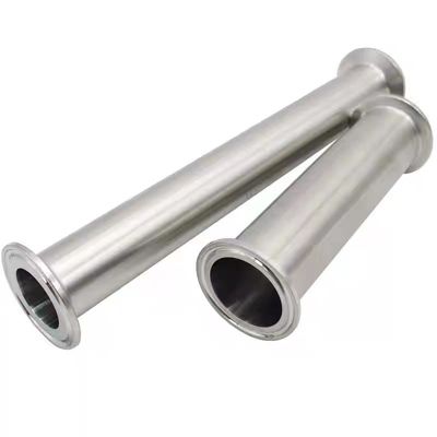 Tubo de extensión Tri Clover de acero inoxidable estándar ANSI 304 316 para enrollado sanitario