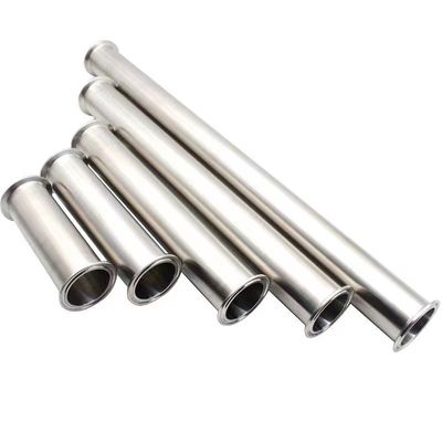Tubo de extensión Tri Clover de acero inoxidable estándar ANSI 304 316 para enrollado sanitario