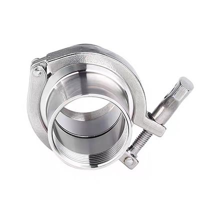 Código de cabeza cilíndrica WZ SS 304 316 Tri Clamp Conexión rápida Conjunto de abrazaderas para tuberías sanitarias