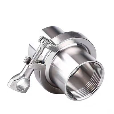 Código de cabeza cilíndrica WZ SS 304 316 Tri Clamp Conexión rápida Conjunto de abrazaderas para tuberías sanitarias
