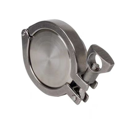 Acero inoxidable 316 304 Tri Clamp 3A Conjunto de tapa de extremo de ferrule ciego para equipos sanitarios