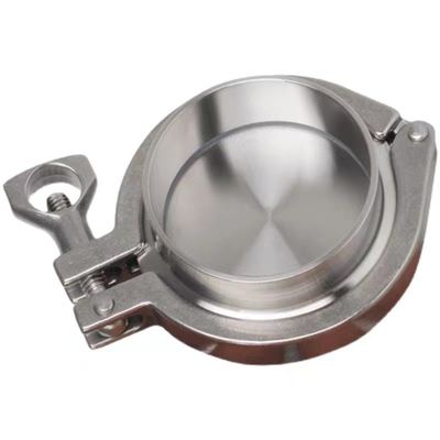 Acero inoxidable 316 304 Tri Clamp 3A Conjunto de tapa de extremo de ferrule ciego para equipos sanitarios