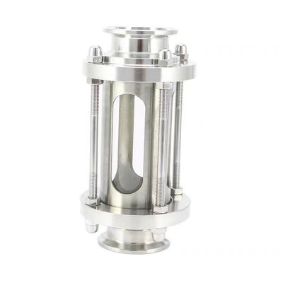 Acero inoxidable sanitario 316/304 Accesorios para tuberías Tri-clamp Vidrio tubular recto