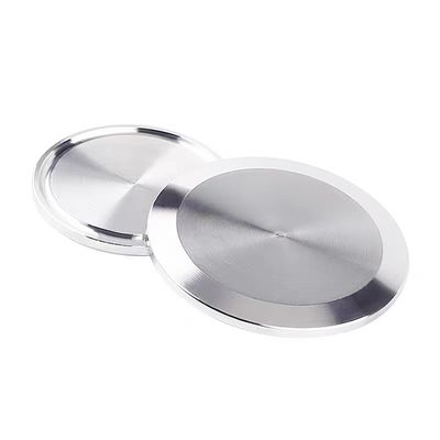 WZ 304 316L de acero inoxidable Tri Clamp Sanitario Tubos tapa de tapa de extremo Clampada de placa ciega Ferrule ciego sólido