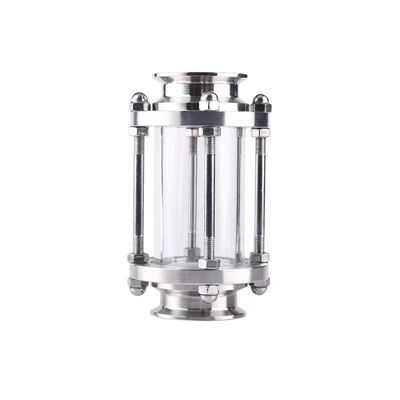 Acero inoxidable sanitario 316/304 Accesorios para tuberías Tri-clamp Vidrio tubular recto