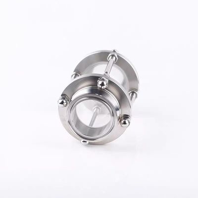 Acero inoxidable sanitario 316/304 Accesorios para tuberías Tri-clamp Vidrio tubular recto