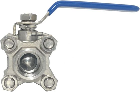 Enlace femenino 1/2 "Válvula de bola de puerto completo 3 piezas de acero inoxidable 316 NPT WOG1000 estándar