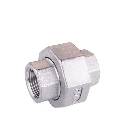 Conector de acero inoxidable de doble rosca interna con conector de acoplamiento NPT BSP 1/4''-4.0