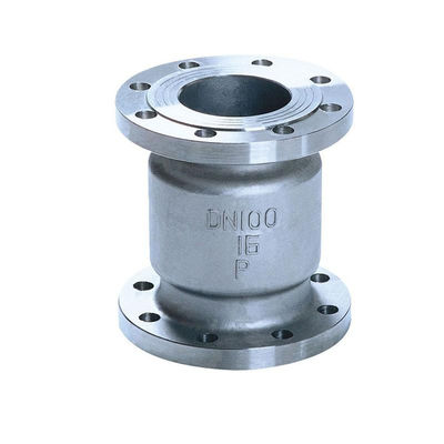 H42w-16P de acero inoxidable 304 Válvula de compresión vertical Flange Válvula de compresión tipo elevador vertical