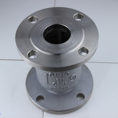 H42w-16P de acero inoxidable 304 Válvula de compresión vertical Flange Válvula de compresión tipo elevador vertical
