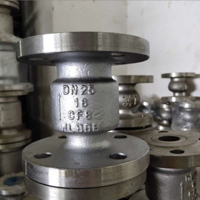 H42w-16P de acero inoxidable 304 Válvula de compresión vertical Flange Válvula de compresión tipo elevador vertical