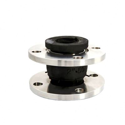 Código de cabeza redonda Acero inoxidable 304/316L Flange Ductil Acero fundido Junta de expansión de caucho flexible