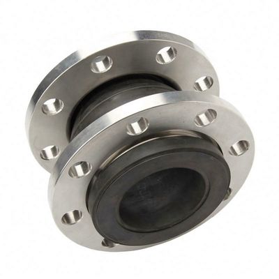 Código de cabeza redonda Acero inoxidable 304/316L Flange Ductil Acero fundido Junta de expansión de caucho flexible