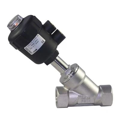 Válvula de asiento de ángulo de acero inoxidable versátil 304 316 para diferentes aplicaciones 1/8 "-4