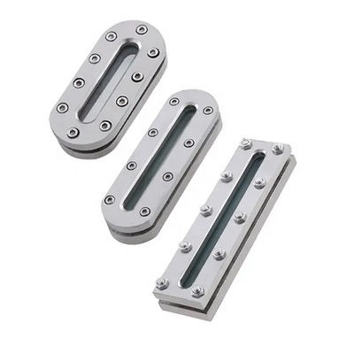 Acero inoxidable de soldadura vertical de vidrio de visión larga para uso industrial