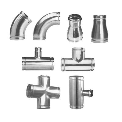 Código de cabeza redonda Acero inoxidable 304/316L Accesorios de prensa para sistemas de agua de plomería