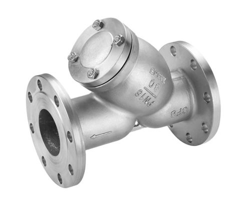 1/2 "-10.0" Port Tamaño de acero inoxidable 304 Flange Y-Estrenador con conexión de extremos de brida
