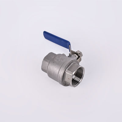 Operación manual de acero inoxidable 201/304 2PC de servicio ligero de dos piezas Tipo de válvula de bola para general
