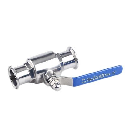 1''-8'' de acero inoxidable estándar Ss 304 316 válvula de bolas tri-clamp sanitario con diseño