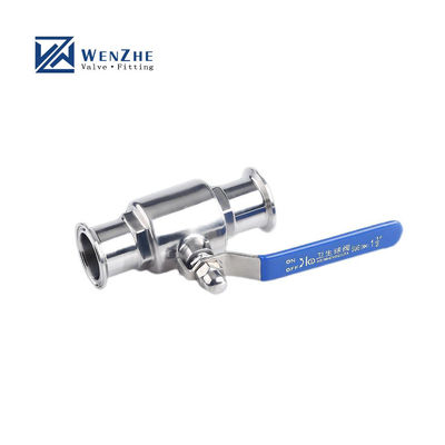 1''-8'' de acero inoxidable estándar Ss 304 316 válvula de bolas tri-clamp sanitario con diseño