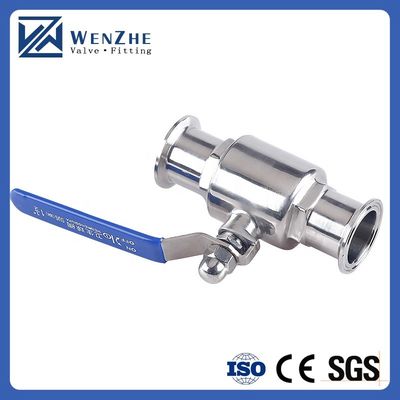 1''-8'' de acero inoxidable estándar Ss 304 316 válvula de bolas tri-clamp sanitario con diseño