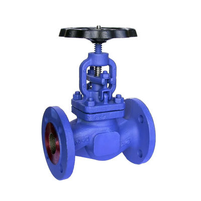 Hexágono cabeza de hierro fundido 4 pulgadas de brida de alta temperatura de vapor globo válvula de control PN16