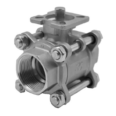 Fusión de válvula de bola Wog de acero inoxidable 3PCS 1000 para la industria petroquímica