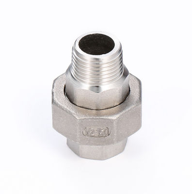 Acero inoxidable 304 Accesorios roscados Unión de roscas masculinas MM Unión masculina/masculina para el sector doméstico