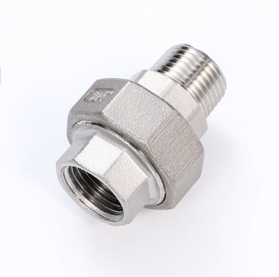 Acero inoxidable 304 Accesorios roscados Unión de roscas masculinas MM Unión masculina/masculina para el sector doméstico