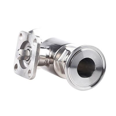Ss 304 316 válvula de acero inoxidable de plataforma alta de válvula de bola de tri-clampada para líneas de tubería