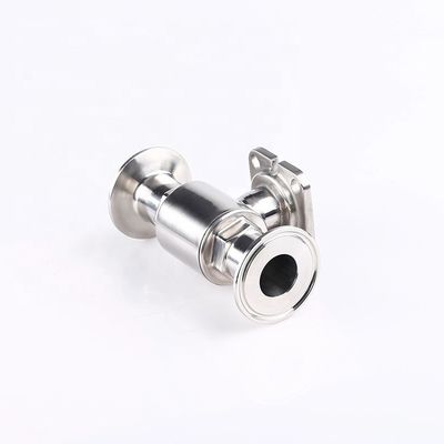 Ss 304 316 válvula de acero inoxidable de plataforma alta de válvula de bola de tri-clampada para líneas de tubería