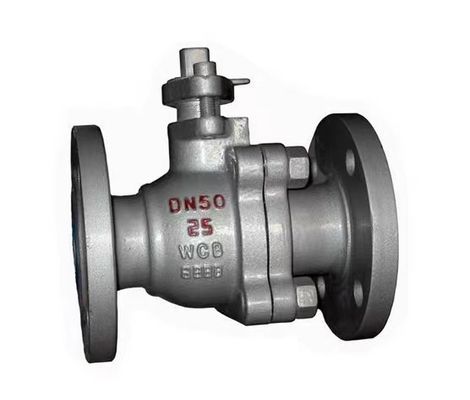 PN20 PN50 de acero inoxidable 304 316 CF8 CF8M válvula de bolas de extremo de brida para industria química
