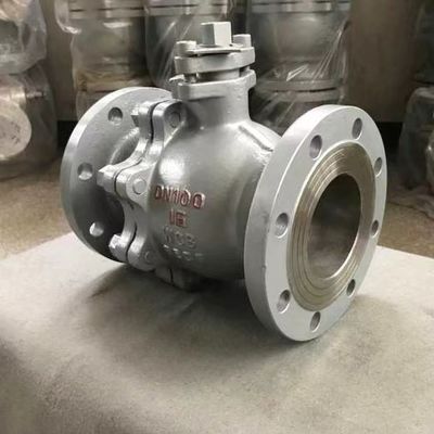 PN20 PN50 de acero inoxidable 304 316 CF8 CF8M válvula de bolas de extremo de brida para industria química