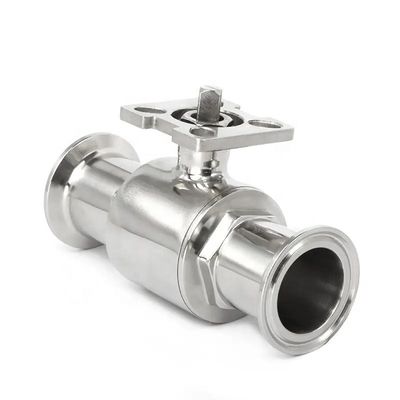 Apoyo OEM SS304 1/4''-4.0'' Homebrew válvula de bola de tri-clamp válvula de acero inoxidable sanitario