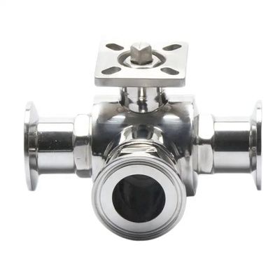 Apoyo OEM SS304 1/4''-4.0'' Homebrew válvula de bola de tri-clamp válvula de acero inoxidable sanitario