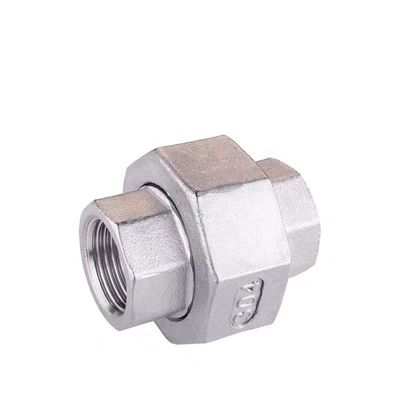 Conexión femenina de acero inoxidable 304 tubos fundidos Union 3/4 "NPT x 3/4" NPT adaptador